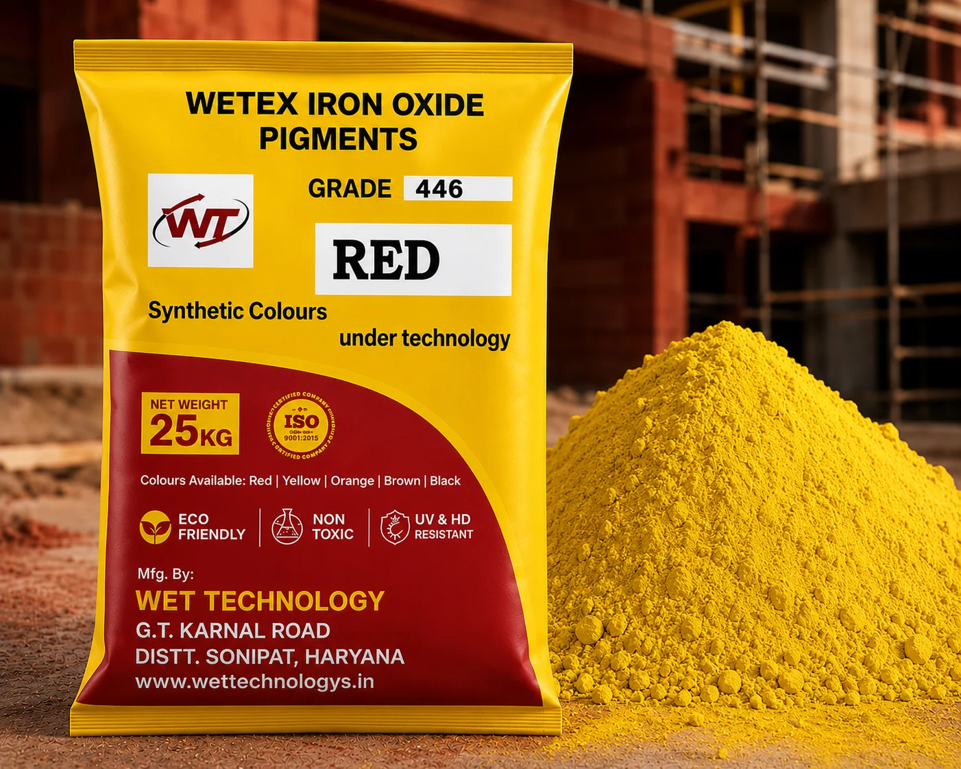 Wetex Yellow Oxide